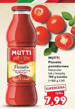 Kaufland Passata pomidorowa klasyczna Mutti oferta
