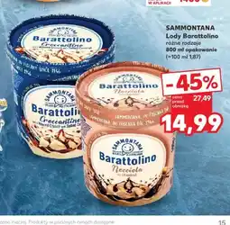 Kaufland Lody Barattolino Croccantino Sammontana oferta