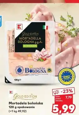 Kaufland Mortadela bolońska K-Classic Gold Edition oferta