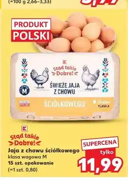 Kaufland Jaja z chowu ściółkowego Stąd takie Dobre! klasa M oferta