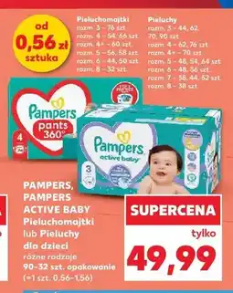 Kaufland Pieluchomajtki Pampers Pants oferta