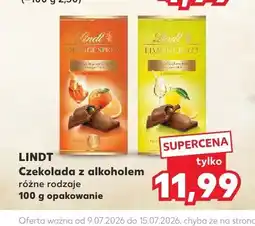 Kaufland Czekolada z alkoholem Lindt Orange Spiced oferta