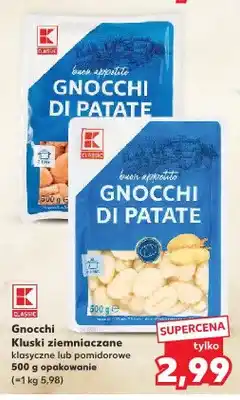Kaufland Gnocchi kluski ziemniaczane klasyczne K-Classic oferta