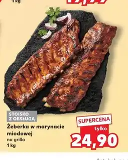 Kaufland Żeberka w marynacie miodowej na grilla oferta