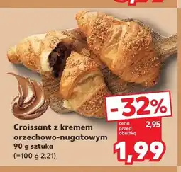 Kaufland Croissant z kremem orzechowo-nougatowym oferta