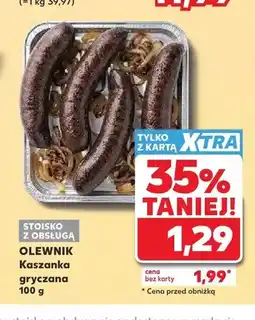 Kaufland Kaszanka gryczana Olewnik oferta