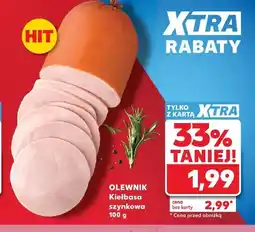 Kaufland Kiełbasa szynkowa Olewnik oferta