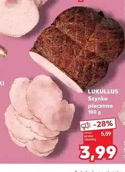 Kaufland Szynka pieczona Lukullus oferta
