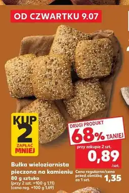Kaufland Bułka wieloziarnista pieczona na kamieniu oferta