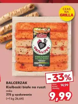 Kaufland Kiełbaski białe na ruszt Balcerzak oferta