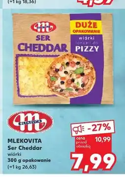 Kaufland Ser Cheddar wiórki Mlekovita oferta