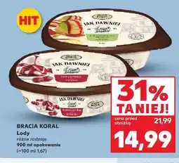 Kaufland Lody Bracia Koral Jak Dawniej śmietanka wiśnia oferta