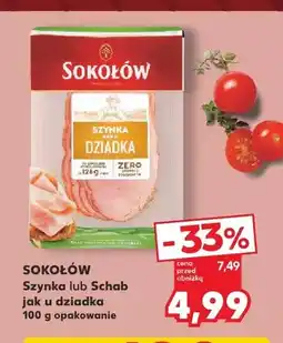 Kaufland Szynka jak u dziadka Sokołów oferta