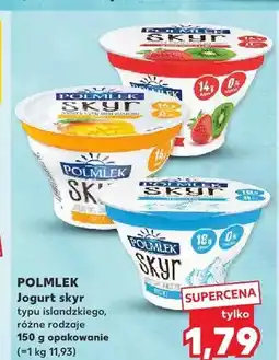 Kaufland Jogurt skyr typu islandzkiego Polmlek naturalny oferta