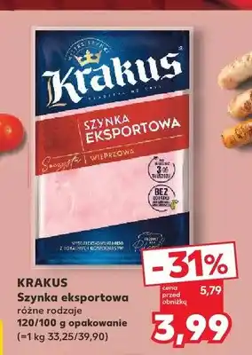 Kaufland Szynka eksportowa Krakus oferta