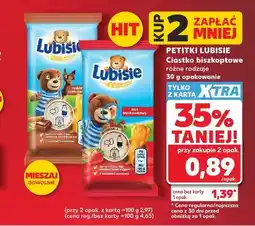 Kaufland Ciastko biszkoptowe Petitki Lubisie czekoladowe oferta