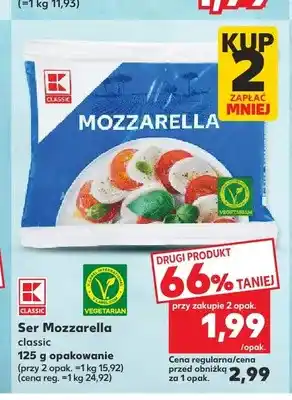 Kaufland Ser Mozzarella classic K-Classic oferta