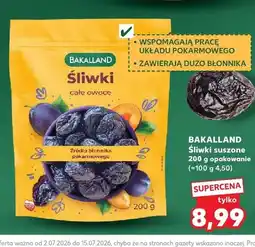 Kaufland Śliwki suszone Bakalland oferta