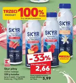 Kaufland Skyr pitny K-Classic truskawka-rabarbar oferta