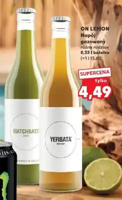 Kaufland Napój gazowany On Lemon Matchbata oferta