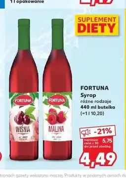Kaufland Syrop Fortuna wiśnia oferta