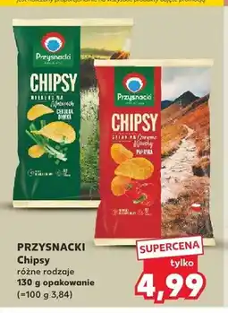 Kaufland Chipsy o smaku cebuli dymki Przysnacki oferta