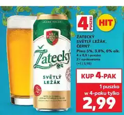 Kaufland Piwo Žatecký Světlý Ležák 4-pak oferta