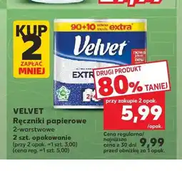 Kaufland Ręczniki papierowe Velvet oferta