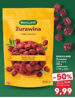 Kaufland Żurawina całe owoce Bakalland oferta
