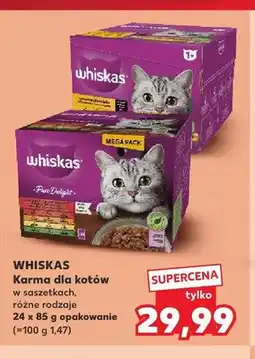 Kaufland Karma dla kotów w saszetkach Whiskas oferta