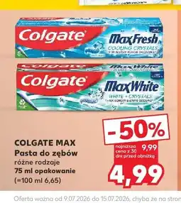 Kaufland Pasta do zębów Colgate Max Fresh Cooling Crystals oferta
