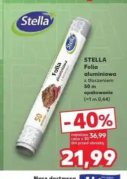 Kaufland Folia aluminiowa z tłoczeniem Stella 50 m oferta