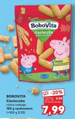 Kaufland Ciasteczka pszenno-orkiszowe BoboVita Peppa Pig oferta