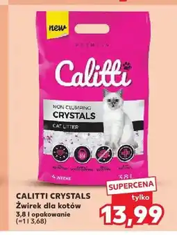 Kaufland Żwirek dla kotów Calitti Crystals oferta