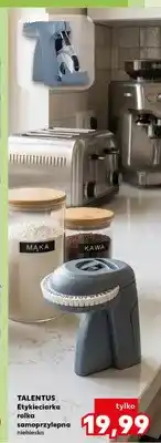 Kaufland Etykieciarka rolka samoprzylepna niebieska Talentus oferta