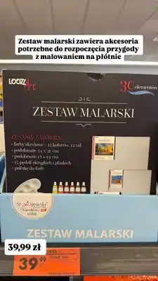 Biedronka Zestaw malarski LOOZZ Art 30 elementów oferta