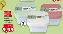 Kaufland Zestaw pojemników z pokrywkami BranQ oferta