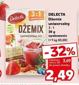 Kaufland Dżemix uniwersalny 3:1 Delecta oferta