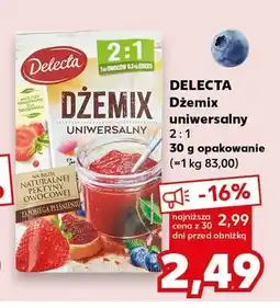 Kaufland Dżemix uniwersalny 2:1 Delecta oferta