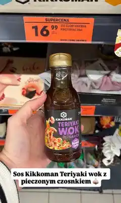 Biedronka Sos Kikkoman Teriyaki Wok z pieczonym czosnkiem oferta
