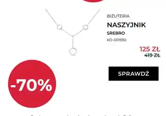 Naszyjnik Briju srebro