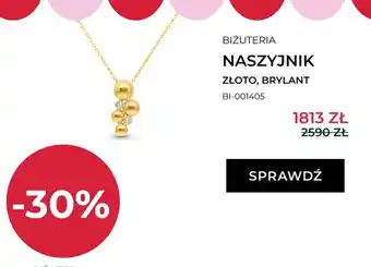 Naszyjnik Briju złoto brylant BI-001405