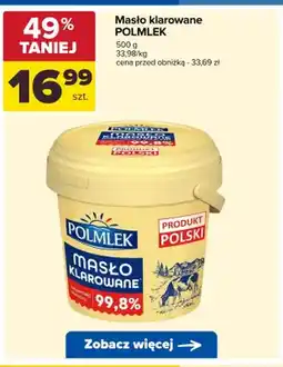 Carrefour Masło klarowane Polmlek oferta