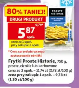 Auchan Frytki proste Proste Historie oferta