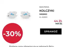 Briju Kolczyki srebrne Briju oferta