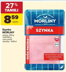 Carrefour Szynka Morliny plastry oferta