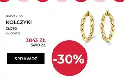 Briju Kolczyki złote Briju KL-004739 oferta