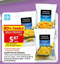 Auchan Frytki proste Proste Historie oferta