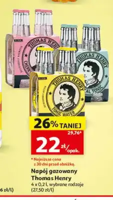 Auchan Napój gazowany Thomas Henry Tonic Water oferta