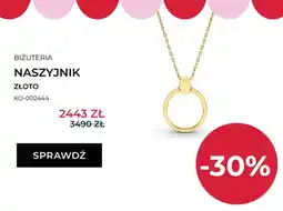 Briju Naszyjnik złoty Briju oferta